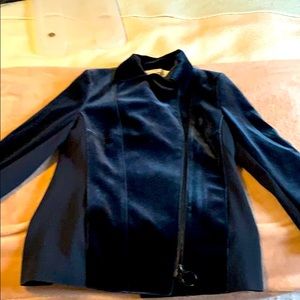 AMRIS Blue velvet blazer